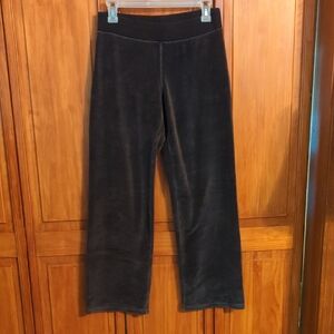 GAP Stretch Velour Pants in Charcoal